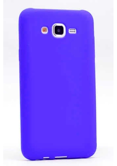 Galaxy J7 Kılıf Zore Premier Silikon Kapak Saks Mavi