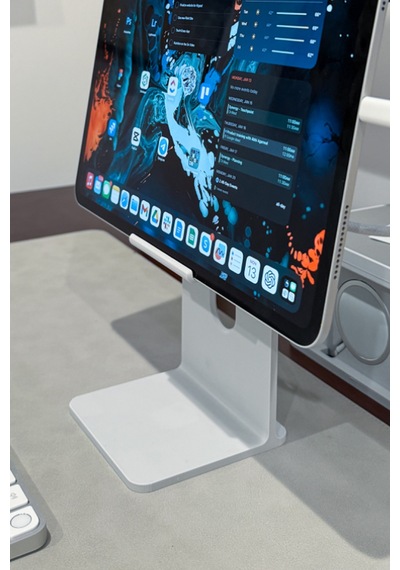 Tablet Standı Masaüstü Telefon Ve Tablet Tutucu, Kaymaz Tabanlı, Sağlam Ve Şık Tasarım