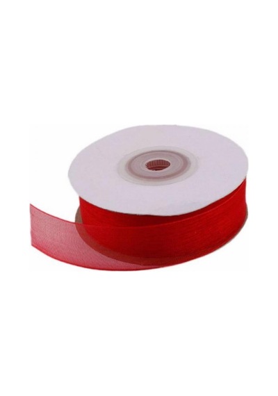 Organze Kurdela 2.5Cm X 22M Kırmızı