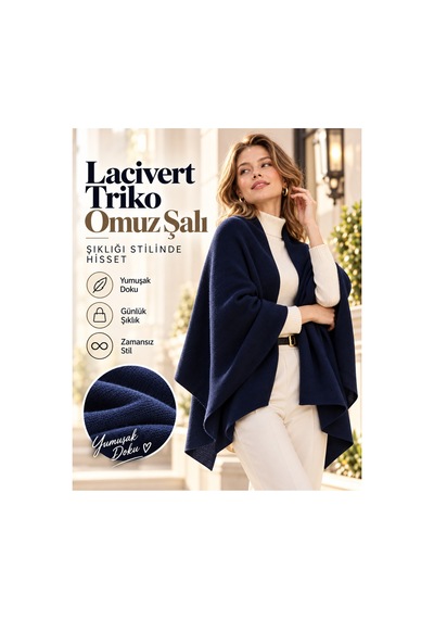 Comerciante Lacivert Düz Triko Kadın Omuz Şalı Yumuşak Dokulu Kışlık Şal 70x175 Cm %100 Akrilik Lacivert - 930337046 Lacivert Comerciante Lacivert Düz Triko Kadın Omuz Şalı Yumuşak Dokulu Kışlık Şal 70x175 Cm %100 Akrilik Lacivert - 930337046 Lacivert
