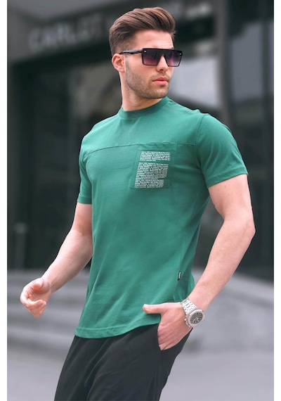Madmext Koyu Yeşil Regular Fit Yama Cepli Erkek Tişört 6102-koyu Yeşil Koyu Yeşil Madmext Koyu Yeşil Regular Fit Yama Cepli Erkek Tişört 6102-koyu Yeşil Koyu Yeşil