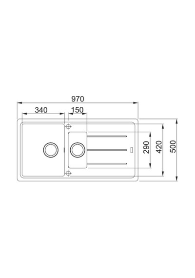 Franke BFG 651-97 Oyster Eviye Kahverengi