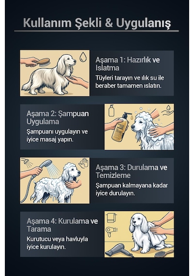 Mago Fur Beyaz Tüylü Köpek Şampuanı - 1000 Ml