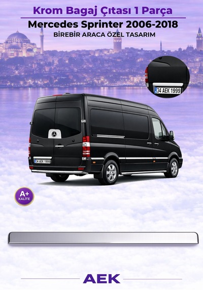 Mercedes Sprinter Bagaj Çıtası 2006-2018 Paslanmaz Çelik