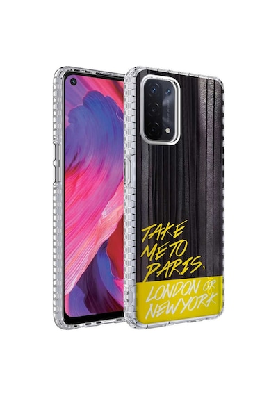 Oppo A74 4G Kilif Airbag Kenarli Renkli Desenli Elegans Kilif 561994136