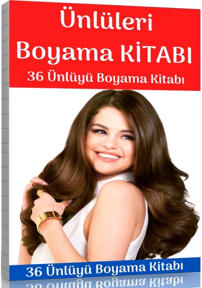 Ünlüleri Boyama Sayfaları Kitabı