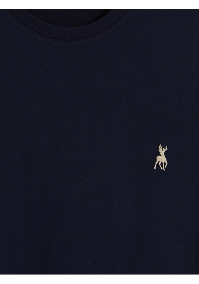 LC Waikiki Lc Waıkıkı Lacivert Regular Fit Yılbaşı Temalı Erkek Pijama Takımı