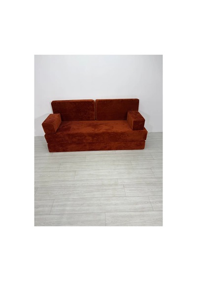Premium Fitilli Kadife Kumaş, Konforlu Yer Kanepesi ,modüler Koltuk Takımı - Kiremit Turuncu Premium Fitilli Kadife Kumaş, Konforlu Yer Kanepesi ,modüler Koltuk Takımı - Kiremit Turuncu
