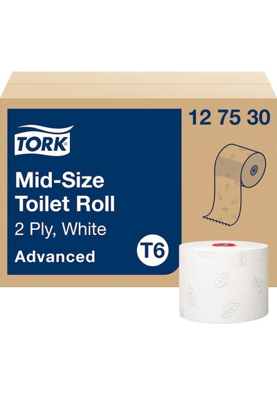 Tork 127530 Rulo Tuvalet Kağıdı 2 Katlı 27 Rulo X 100 Yaprak