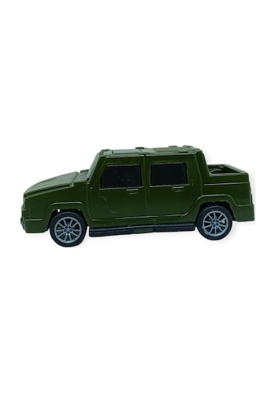 Çek Bırak Arabalar 10 Cm - Yeşil Çift Kabin Pick-up Yeşil