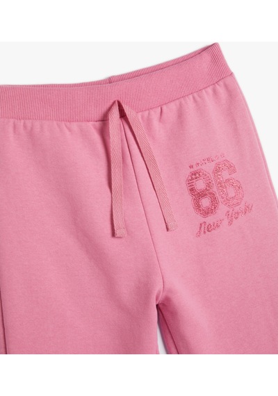 Koton Jogger Eşofman Altı Beli Bağlamalı Sim Baskı Detaylı Pembe 4skg40031ak 4SKG40031AK265 Gülkurusu Koton Jogger Eşofman Altı Beli Bağlamalı Sim Baskı Detaylı Pembe 4skg40031ak 4SKG40031AK265 Gülkurusu