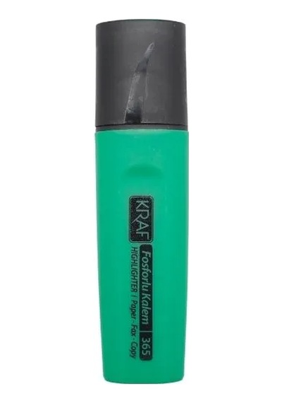 Kraf-green Gloss-fosforlu İşaretleme Kalemi Zümrüt Yeşili