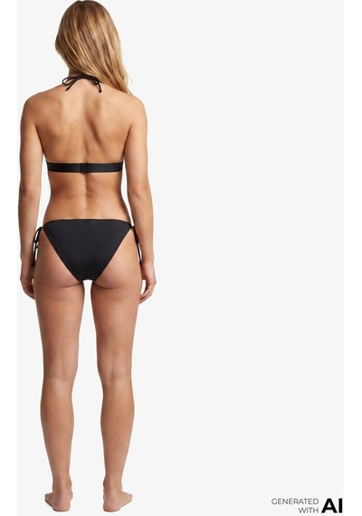 Calvin Klein Side Tie Kadın Siyah Bikini Altı-15730