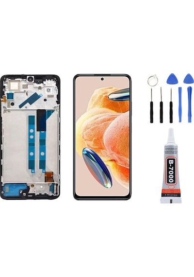Xiaomi Redmi Note 12 Pro 4g Çıtalı Oled Lcd Ekran Dokunmatik Tamir Seti Yapıştırcı Set Yedcom