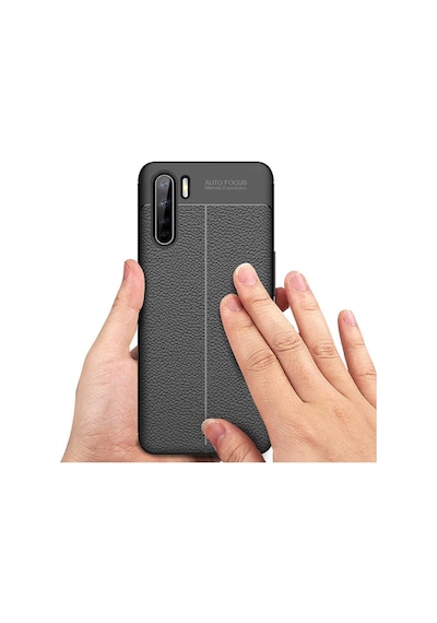 Oppo Reno 3 Kilif Deri Desenli Kamera Çikintili Kalite Silikon 446593683