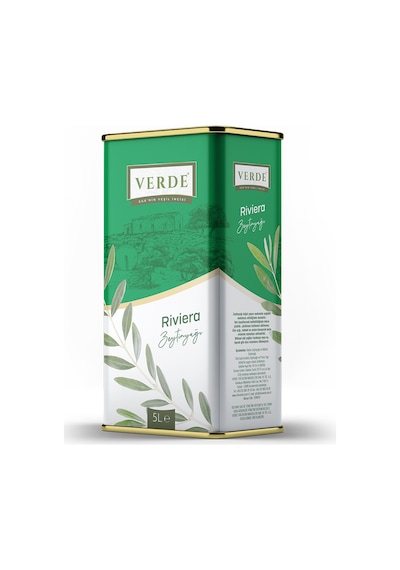 Verde Riviera Zeytinyağı Teneke 5 L