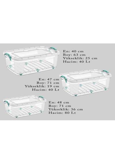 Polytime Tekerlekli Mulibox Şeffaf Kilitli Saklama Düzenleme Kabı Kutusu Dikdörtgen 40 Litre Şeffaf Polytime Tekerlekli Mulibox Şeffaf Kilitli Saklama Düzenleme Kabı Kutusu Dikdörtgen 40 Litre Şeffaf