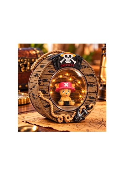 One Piece Monkey D. Luffy Varil Tasarımlı Led Işıklı Biblo & Gece Lambası Chopper I Chopper I