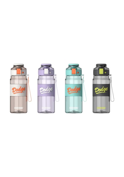 Dodge Dl-24637 670ml Siyah Pipetli Tritan Matara Siyah
