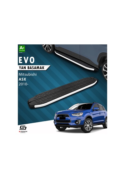 S-dizayn Mitsubishi Asx Evo Aluminyum Yan Basamak 183 Cm 2010 Üzeri