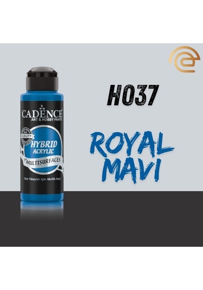 Cadence Hybrid Multisurface Akrilik Boya 120 Ml H037 Royal Mavi H-037 R.Mavi
