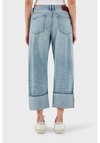 Calvin Klein Bayan Kot Pantolon Lv047c734g X26 Açık Mavi Açık Mavi