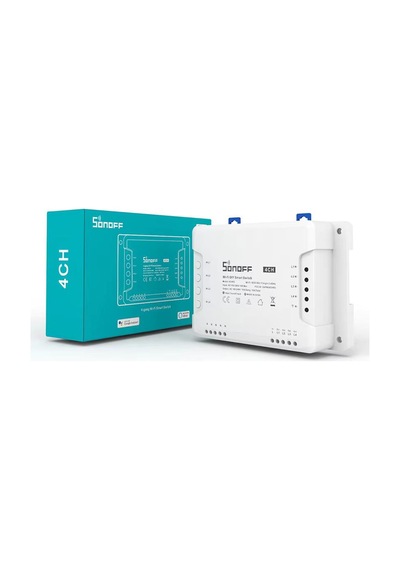 Sonoff 4ch R3 4 Kanallı Wifi Akıllı Ev Rölesi 10a Google Home & Alexa Uyumlu