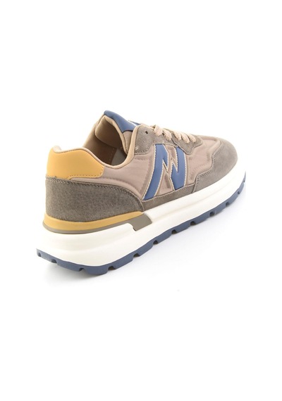 Bambi Kahve Süet Hakiki Deri Erkek Sneaker E01175561002
