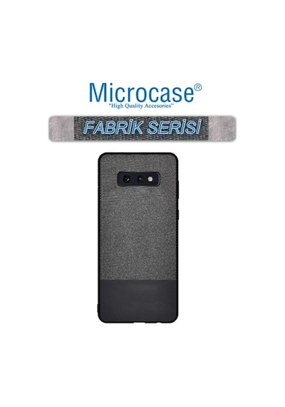 Samsung Uyumlu Galaxy S10E Fabrik Serisi Kumas & Deri Desen Kilif 396544875