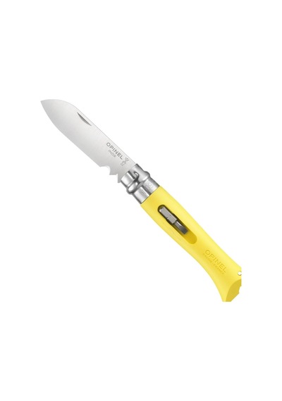 Opinel No 09 Çok Amaçlı Paslanmaz Çelik Kamp Çakı (Sarı) Çok Renkli