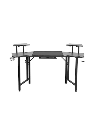 Adore Gaming Commander Oyuncu Masası Rgb Carbon Fiber - Siyah 160x75x49-56 Cm