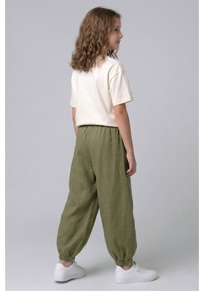 Dmb Kids Kız Çocuk Latikli Pantolon Dmb-9978 Haki