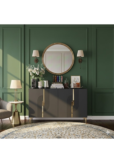 Ka1208ag Meyra120 Konsol, Kahve Köşesi Ve Tv Sehpası Antrasit-gold 120cm Antrasit-gold Ka1208ag Meyra120 Konsol, Kahve Köşesi Ve Tv Sehpası Antrasit-gold 120cm Antrasit-gold