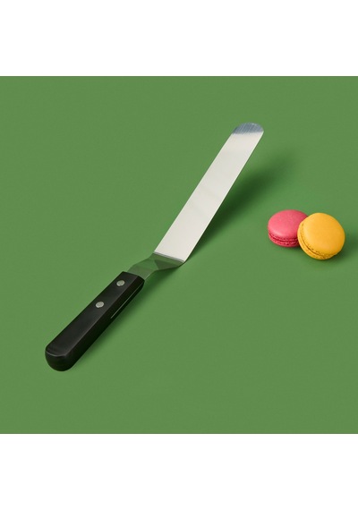 Cheff Star Uzun Spatula - Gri / Siyah Çok Renkli