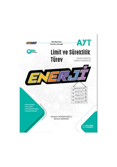 Palme Yayıncılık Enerji Limit Türev Süreklilik Soru Fasikülleri Yeni