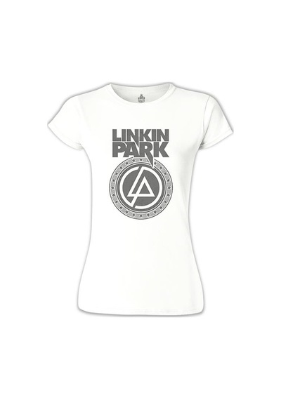 Linkin Park - Logo 2 Beyaz Kadın Tshirt 001