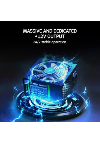 Game Power Gp-750 Apfc 14cm 80+ Bronze 750w Supply Çok Renkli