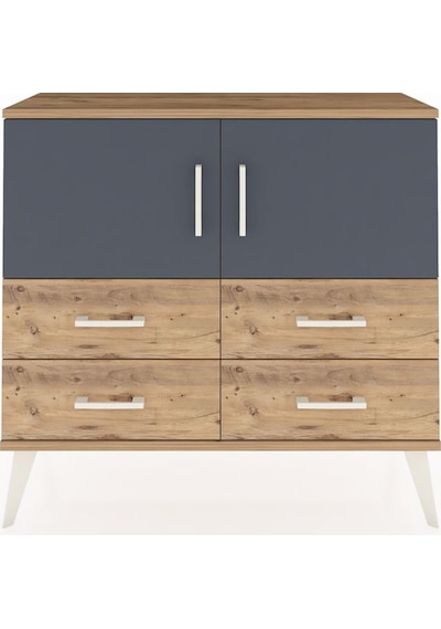 Arges Şifonyer 2 Raflı 4 Çekmeceli 2 Kapaklı 88x30x80 Çam-antrasit/çam Antrasit/çam Arges Şifonyer 2 Raflı 4 Çekmeceli 2 Kapaklı 88x30x80 Çam-antrasit/çam Antrasit/çam