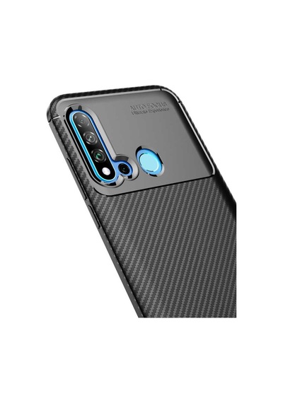 Huawei P20 Lite 2019 Kilif Karbon Silikon Case 389569443