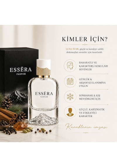 Essera Parfüm Luxe Noir Erkek Parfüm EDP 50 ML