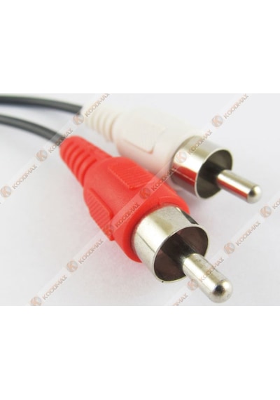 Anfi Y Kablo 2 Erkek Rca To 1 Dişi Rca Kablo