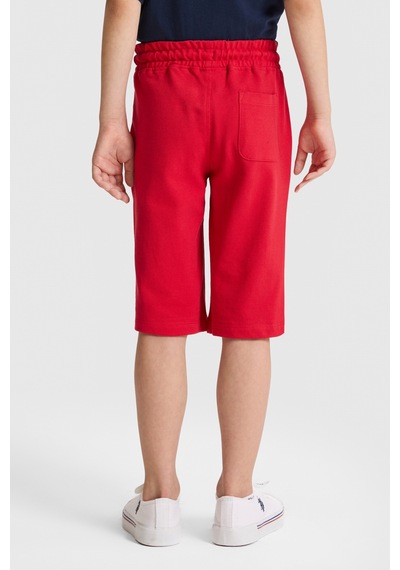 U.S. Polo Assn. U.s. Polo Assn. Erkek Çocuk Kırmızı Şort Örme 50320517-vr171 Basıc Kırmızı