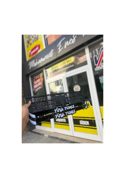 Melek Kanadı Model İsime Özel Pleksi Plakalık - 663887677