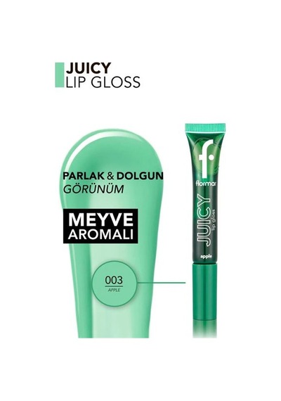 Flormar Juicy Lip Gloss Apple
