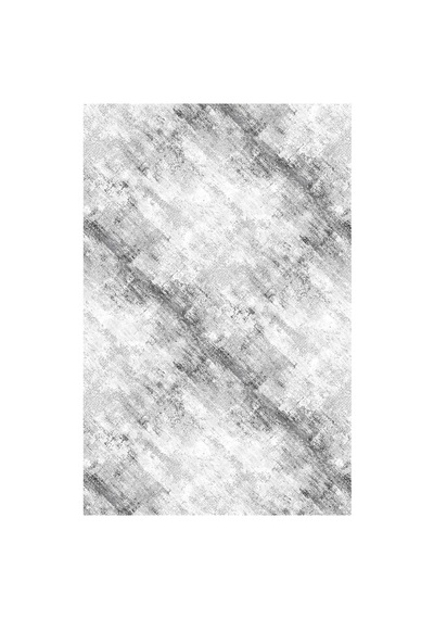 Çizgi Desenli Gri Kaymaz Taban Kalın Peluş Halı Yolluk Yüksek Kalite, 120 X 180