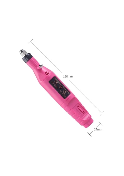 Elektrikli Tırnak Törpü Manikür ve Pedikür Seti 12V Pembe