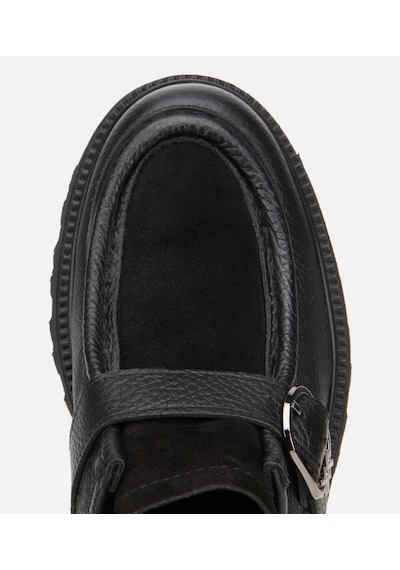Hotiç Kadın Deri Siyah Toka Detaylı Günlük Loafer 01ayh318360a100 01ayh318360a100 Siyah
