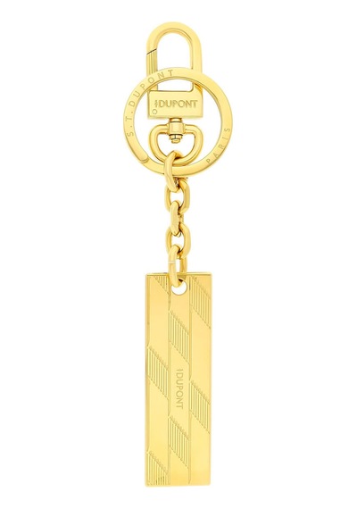 S.t. Dupont Monogram 1872 Metal Anahtarlık 3540 Altın