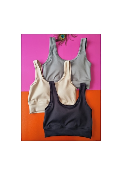 Demirsa Boutique Fitilli 3'lü Siyah, Yeşil Ve Krem Renk Çıkarılıp Takılabilir Pedli Kadın Sütyen Büstiyer Yeşil-siyah-krem Demirsa Boutique Fitilli 3'lü Siyah, Yeşil Ve Krem Renk Çıkarılıp Takılabilir Pedli Kadın Sütyen Büstiyer Yeşil-siyah-krem