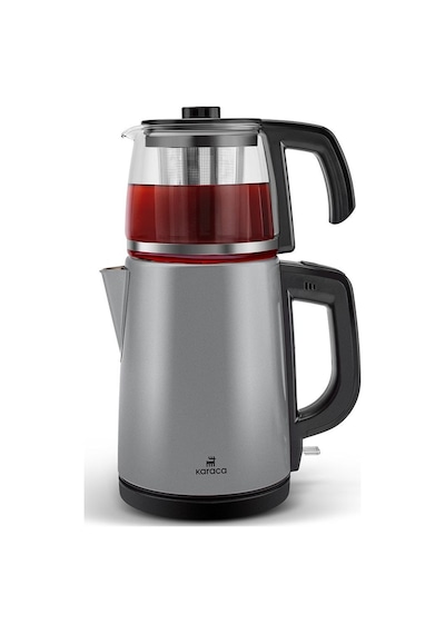 Karaca Tea Glass 2 in 1  Çelik Çay Makinesi ve Kettle